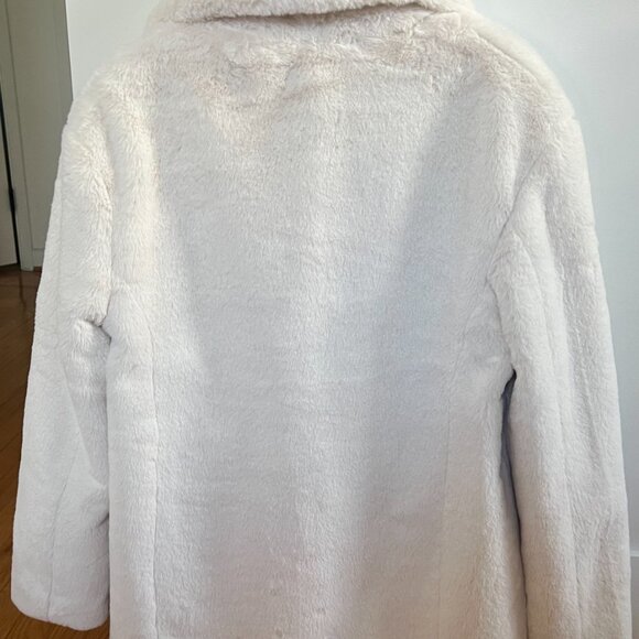 Express Faux Fur Coat, Size S - Picture 4 of 4